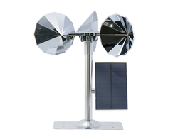 Отпугиватель для птиц зеркальный ветряной с солнечной панелью