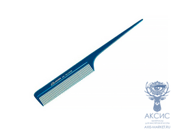 Comair Расческа-хвостик, с ручкой, базовая, Celcon, 20,5, Синий, Blue Line, №500