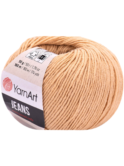 Jeans Yarn Art пряжа цвет № 07 песочный