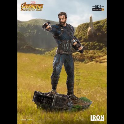 Капитан Америка (Мстители: Война бесконечности) КОЛЛЕКЦИОННАЯ ФИГУРКА (статуэтка) 1/10 Marvel Captain America Scale 1/10 - Avengers: Infinity War - Iron Studios