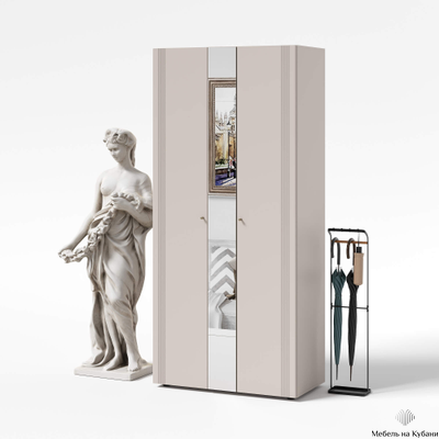 Одетта Шкаф двухстворчатый ШК1 Дуб Эндгрей