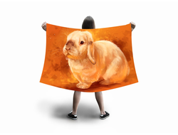 Флаг большой год Кролика №29