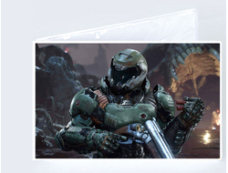 Обложка на студенческий билет Doom/ Дум №7