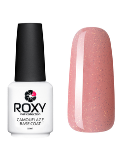 Каучуковая камуфлирующая база с шиммером  - CAMOUFLAGE BASE COAT  CBS6 (15 ml)