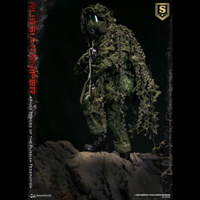 Снайпер спецназа ГРУ (специальная версия) - Коллекционная ФИГУРКА 1/6 scale Armed Forces of the Russian Federation - RUSSIAN SNIPER  SPECIAL EDITION (78078S) - DAMTOYS