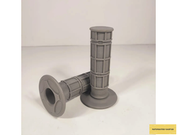 Грипсы SM-PARTS MX 1/2 Waffle серые (020225-123-8338)