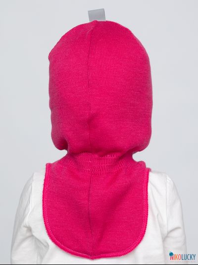 Шапка-шлем "NK"   20101-01, цвет ярко-розовый р. 52-54