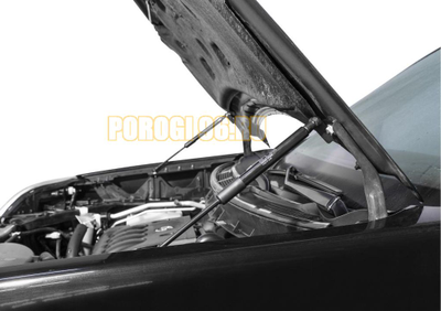 Амортизаторы капота, 2 шт. АвтоУпор для Nissan X-Trail II T31 / II T31 рестайлинг 2007-2011 / 2010-2015