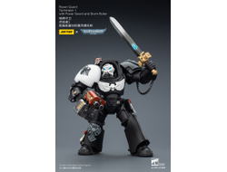 Терминатор Гвардии Ворона (Warhammer 40K) - КОЛЛЕКЦИОННАЯ ФИГУРКА 1/18 Raven Guard Terminator with Power Sword and Storm Bolter (JT03240) - JOYTOY