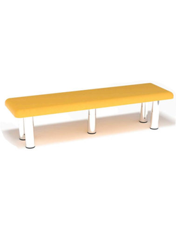 Мягкая банкетка на металлических ножках 300х1200