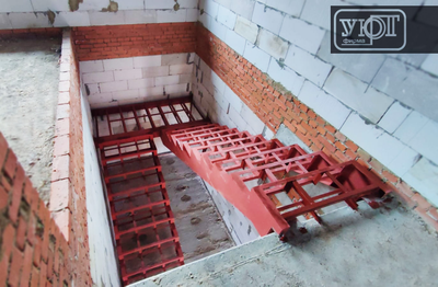 МК №36. Металлический каркас. лазерная резка (двойной косоур)