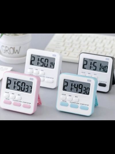Таймер Kromatech JS-303 (бело-розовый)