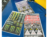 ТЮНИНГ НАКЛЕЙКИ HONDA, MONSTER, YAMAHA