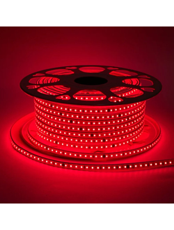 Светодиодная лента 2835 120LED/M 220V IP65 Red