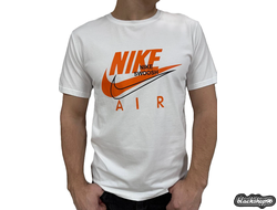 Футболка Nike Swoosh White-Orange (S, M, L, XL)