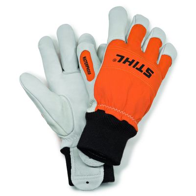 Перчатки STIHL кожаные красные непродуваемые