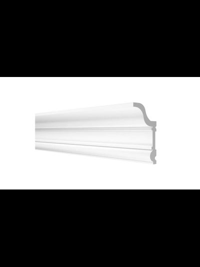 Потолочный плинтус DECOR-DIZAYN DD501, из дюрополимера, под покраску, ударопрочный, 2 метра