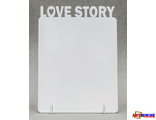 Фоторамка металлическая "Love Story" под сублимацию
