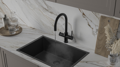 Система мгновенного кипячения воды 4в1 AQUAHOT MILAN BM (матовый черный)