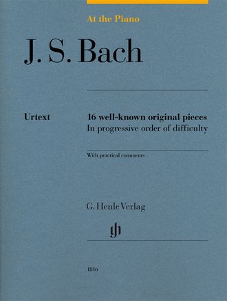 Серия "За фортепиано". И.С.Бах. 16 известных пьес в порядке возрастания трудности