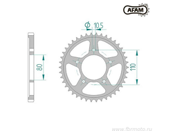 10504-44 Звездочка цепи AFAM 10504-44 (JTR1332.44)