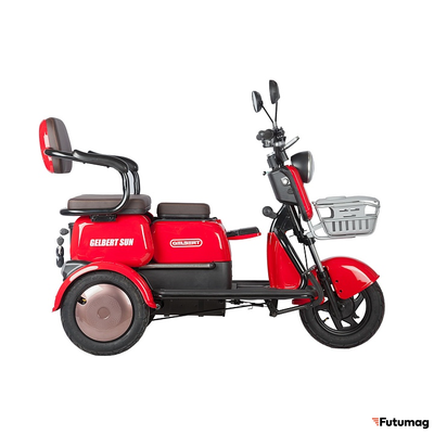 Электротрицикл Rutrike Gelbert Sun 48V/60V 650Вт красный