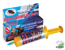 Гель Великий воин 80г от тараканов туба