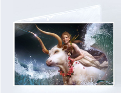 Обложка на студенческий билет с символикой "Быка" №8