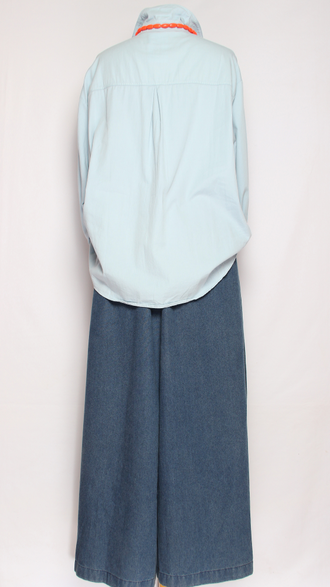 РУБАШКА "В РУБЧИК КАРМАН КЛАПАН" молочная, белая, голубая, розовая, яблоко до р.52