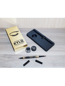 Набор гель лайнер для глаз + фломастер подводка для глаз + кисточка от Kylie