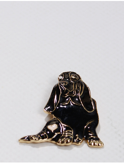 Брошь "Спаниэль"