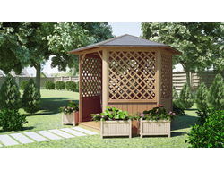 БЕСЕДКА ШЕСТИГРАННАЯ «ФИНЛЯНДИЯ-3»