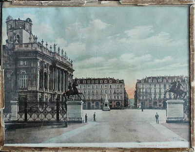 "Турин. Музей армий" литография M. Guggenmein 1910 год