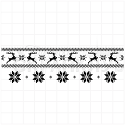 Фоновый штамп с горизонтальным скандинавским орнаментом