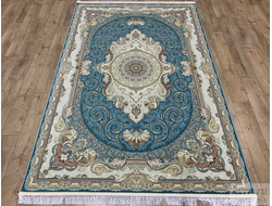 КОВЕР ИРАНСКИЙ Mashad G144 blue-grey / 0.8*1.5 м
