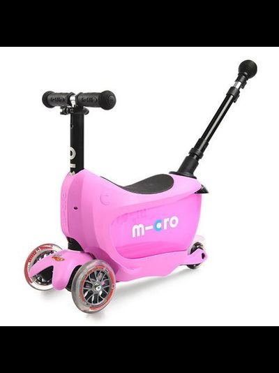 Самокат MICRO Mini 2Go Deluxe Plus розовый