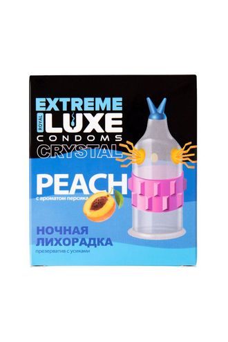 Презервативы Luxe, extreme, «Ночная лихорадка», персик