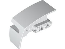 Technic, Panel Car Mudguard Right, White (61070 / 4540100 / 6015596)