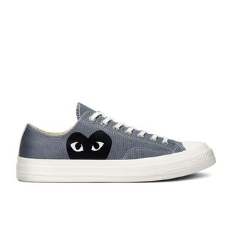 КЕДЫ CONVERSE PLAY COMME DES GARCONS серые низкие