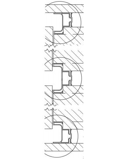 SALE Профиль вертикальный средний БЕЛЫЙ ГОЛА L=3000мм FIRMAX
