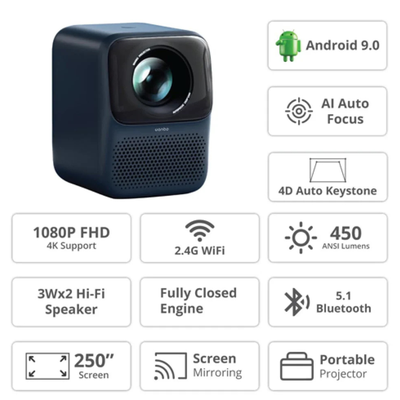 Xiaomi Wanbo Projector T2 Max Blue