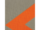 Ежедневник недатированный А5 (138x213 мм) BRAUBERG "Waves", 160 л., кожзам, серый/оранжевый, 111877