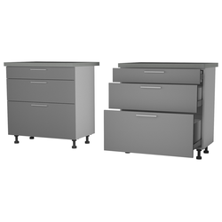 ЛЕ217 Стол кухонный Аляска Н-83 (800). Размер: 800*820*446/600.