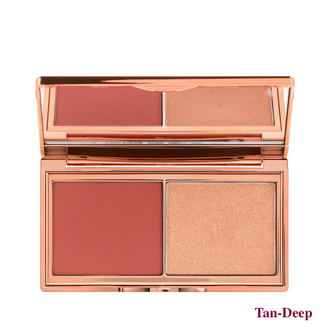 Charlotte Tilbury Hollywood Blush & Glow Glide Palette Mini - Мини палетка румяна/хайлайтер
