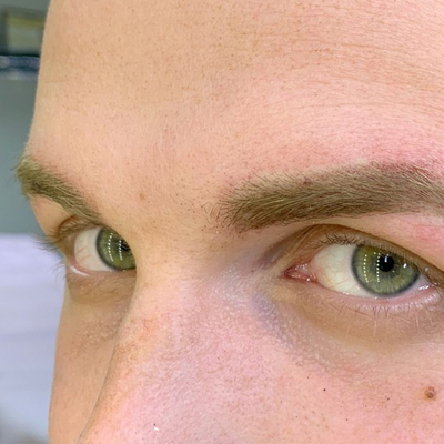 Фото бровей ПЕСОЧНЫЙ Пигмент для татуажа бровей Face, 6мл