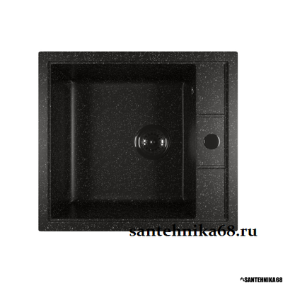 Мойка из искусственного мрамора MIXLINE ML-GM28 прямоугольная отверстие справа 445*500*190мм