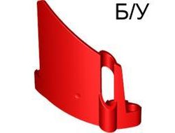 ! Б/У - Technic, Panel Fairing #22 Large Short, Small Hole, Side A, Red (44352 / 4205040 / 4276978) - Б/У