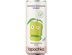 Натуральный лимонад "Дыня и клубника", 0,33л, (Lapochka)