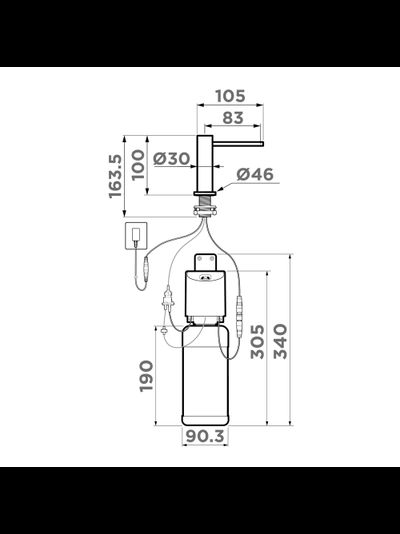 Дозатор OMOIKIRI OM-09 sensor