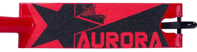 Трюковой самокат Tech Team Aurora red сверху